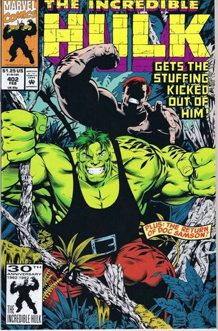 Incredible Hulk #402 ORIGINAL Vintage 1993 Marvel Comics 