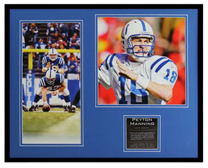 Peyton Manning Framed 16x20 Photo Display Colts