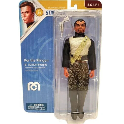 NEW SEALED 2022 Mego Star Trek Kor Action Figure