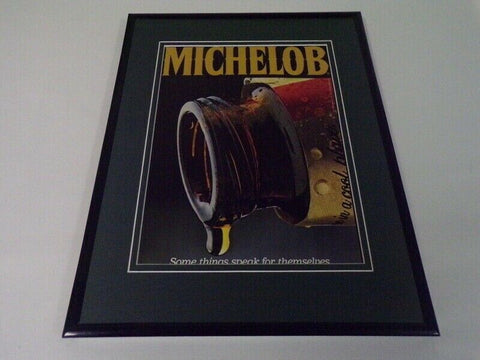 1982 Michelob Beer Framed 11x14 ORIGINAL Vintage Advertisement