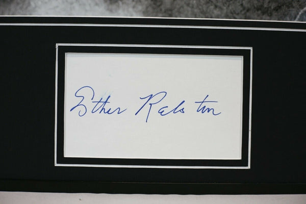 Esther Ralston Signed Framed 16x20 Photo Poster Display 