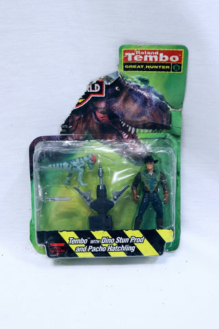 VINTAGE SEALED 1997 Jurassic Park Lost World Roland Tembo Evil Hunter Figure