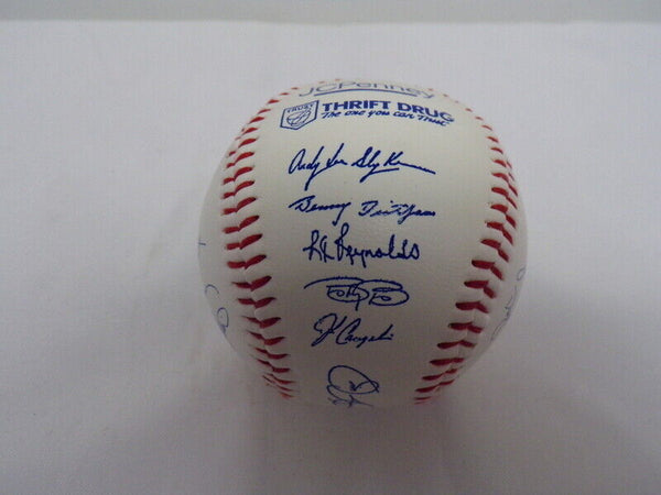 VINTAGE 1988 Pittsburgh Pirates Facsimile Team Signed Thrift Drug Baseball BONDS