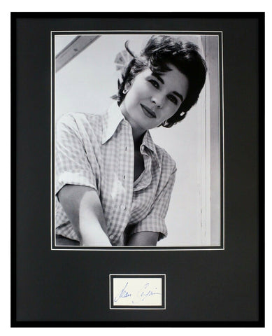 Jean Simmons Signed Framed 16x20 Photo Display JSA