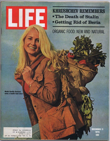 ORIGINAL Vintage Life Magazine December 11 1970 Gunilla Knutson