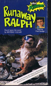 Runaway Ralph VINTAGE VHS Cassette ABC Fred Savage Ray Walston