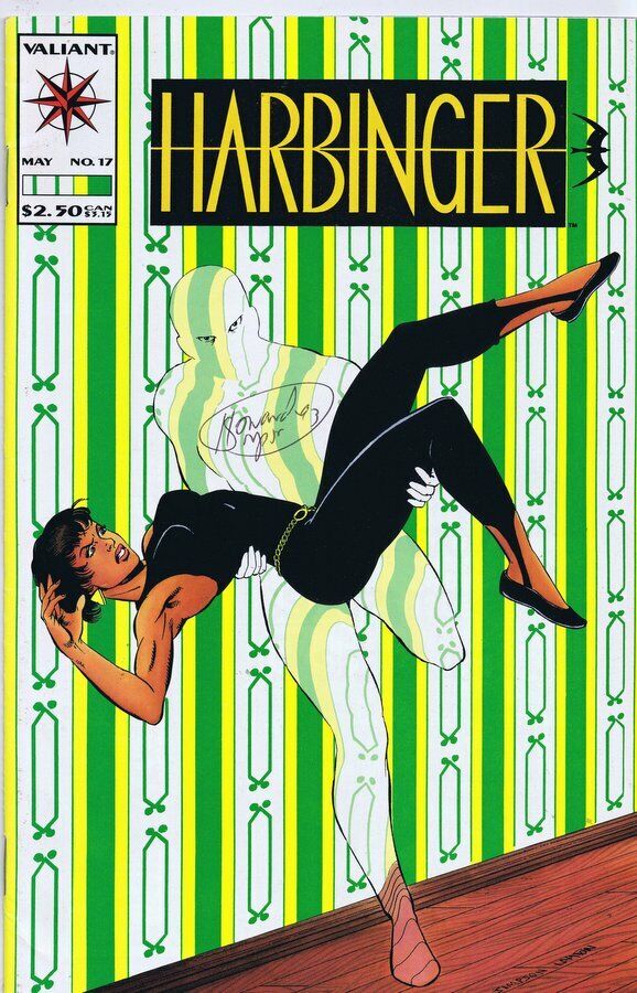 Howard Simpson Signed Harbinger #17 Valiant Comics