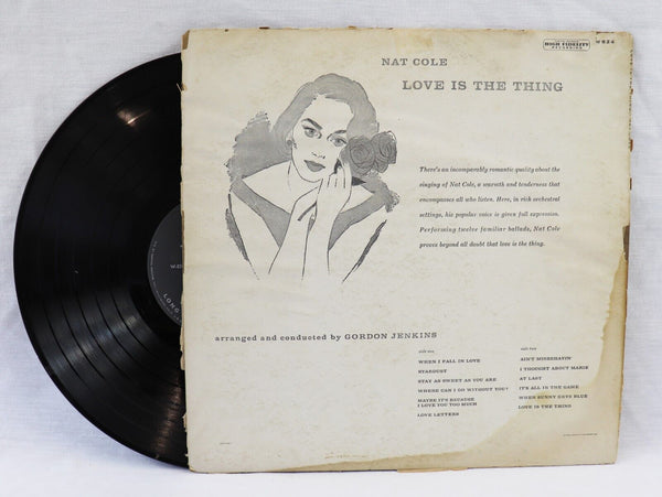 Nat King Cole Love is the Thing W824 Vinyl LP Record Album