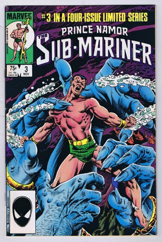 Prince Namor Sub Mariner #3 ORIGINAL Vintage 1984 Marvel Comics 