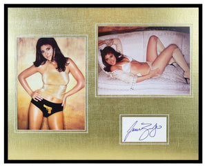 Jamie Lynn Sigler Signed Framed 16x20 Lingerie Photo Set Sopranos Meadow