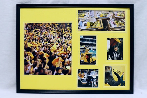 Myron Cope Steelers Terrible Towel Framed 18x24 Photo Display Sidney Crosby