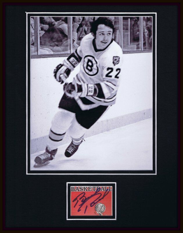 Brad Park Signed Framed 11x14 Photo Display Boston Bruins