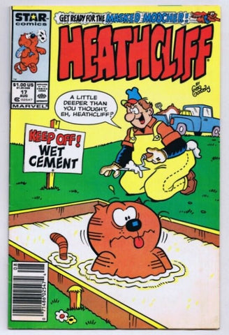 Heathcliff #17 ORIGINAL Vintage 1987 Marvel Comics 