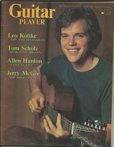 Guitar Player Magazine ORIGINAL Vintage Aug 1977 Leo Kottke