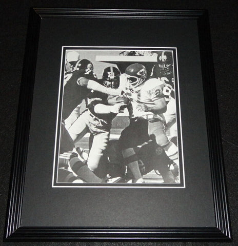 Dwight White Loren Toews Steelers vs Chiefs Framed 11x14 Photo Display 