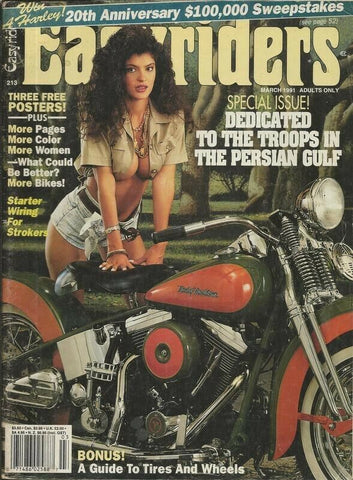 ORIGINAL Vintage March 1991 Easyriders Motorcycle Magazine 