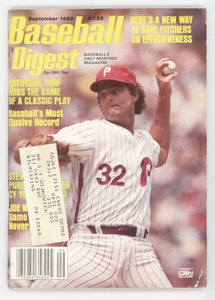 VINTAGE Sep 1980 Baseball Digest Magazine Steve Carlton Phillies