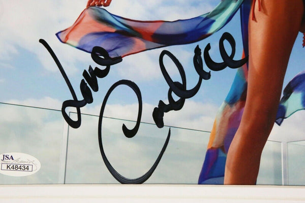 Candice Swanepoel Signed Framed 16x20 Photo Display JSA