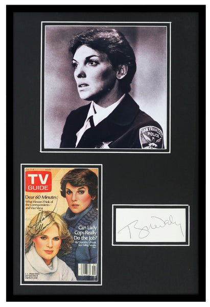 Cagney & Lacey Dual Signed Framed Photo Display Sharon Gless Tyne Daly