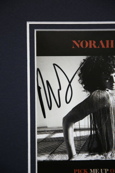 Norah Jones Signed Framed 16x20 Photo + Pick Me Up Off the Floor CD Display JSA