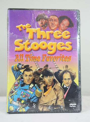 VINTAGE SEALED Three Stooges All Time Favorites DVD Moe Larry Curly