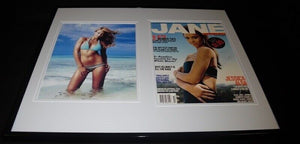 Jessica Alba Signed Framed 16x20 Jane Magazine Cover & Photo Set JSA