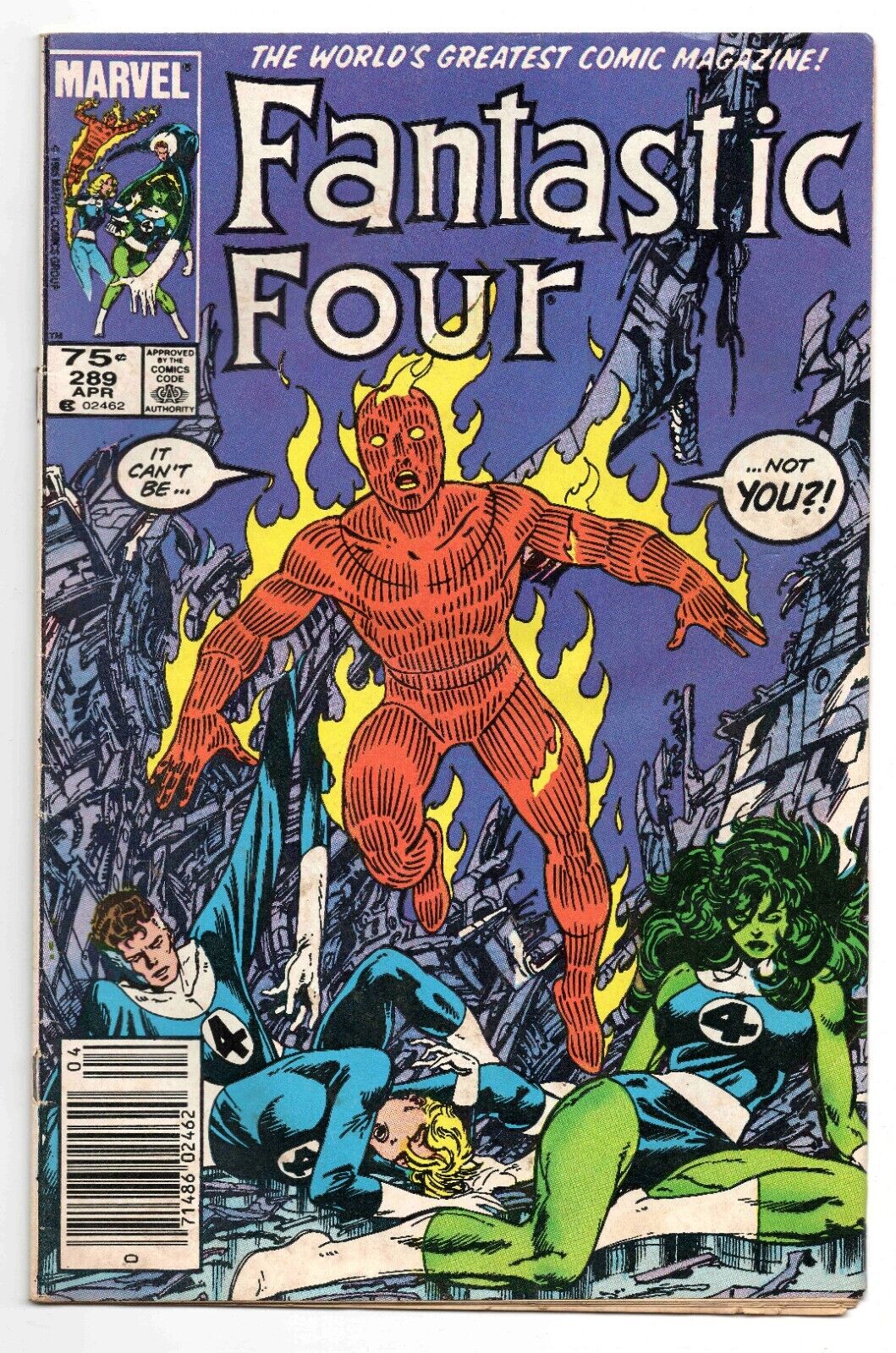 Fantastic Four #289 VINTAGE 1986 Marvel Comics