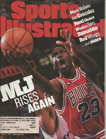 ORIGINAL Vintage June 15 1998 Sports Illustrated Magazine Michael Jordan Bulls