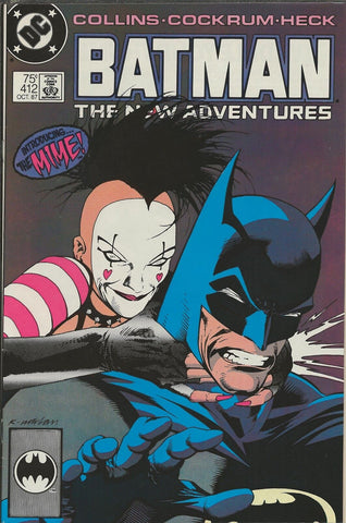 Batman #412 ORIGINAL Vintage 1987 DC Comics 1st App Mime