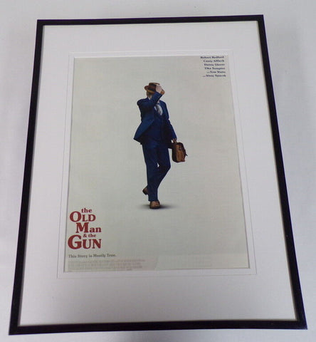 The Old Man & The Gun 2018 Framed 11x14 ORIGINAL Advertisement Robert Redford