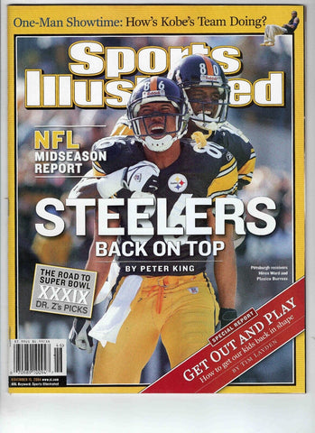 Nov 15 2004 Sports Illustrated Magazine Newsstand Hines Ward Plaxico Burress