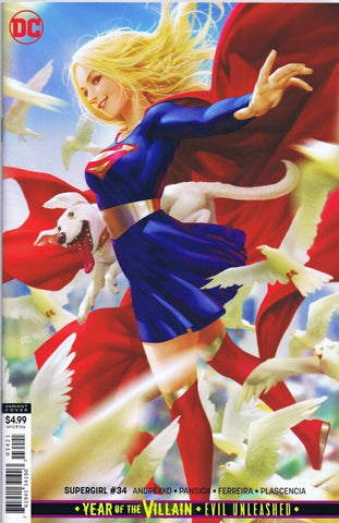 Supergirl #34 2019 DC Comics Cardstock Variant Cover