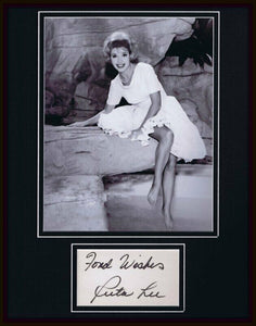 Ruta Lee Signed Framed 11x14 Photo Display Twilight Zone Seven Brides/Brothers C