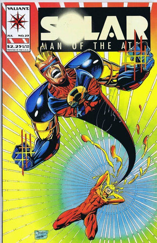 Joe Quesada Signed 1993 Solar Man of the Atom #23 Valiant Comics