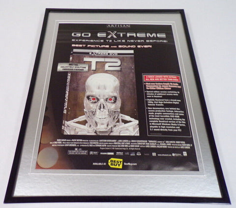 Terminator 2 T2 2003 Framed 11x14 ORIGINAL Advertisement Arnold Schwarzenegger