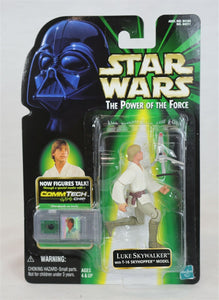 VINTAGE SEALED 1999 Star Wars POTF Luke Skywalker & Skyhopper Action Figure