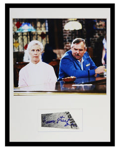 Frances Sternhagen Signed Framed 11x14 Photo Display Cheers w/ Cliff Clavin