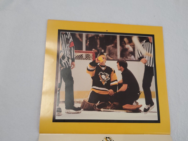 VINTAGE 1982-83 Pittsburgh Penguins Lucky Strike Cigarettes Calendar