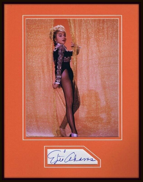 Edie Adams Signed Framed 11x14 Photo Display JSA 