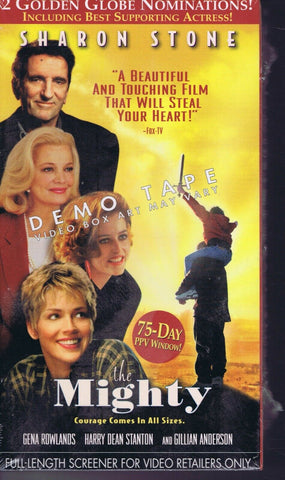 The Mighty DEMO VINTAGE SEALED VHS Cassette Sharon Stone Gillian Anderson