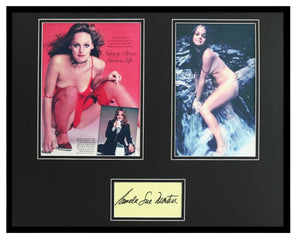 Pamela Sue Martin Signed Framed 16x20 Photo Set Nancy Drew Dynasty