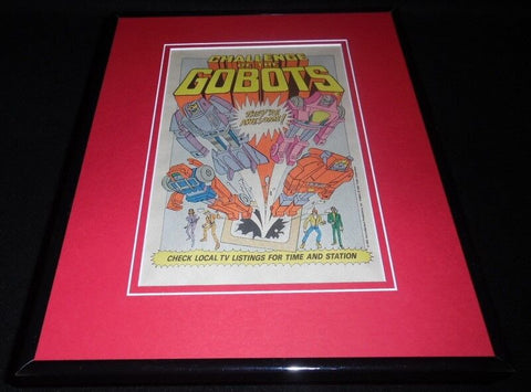 Challenge of the Gobots 1985 11x14 Framed ORIGINAL Vintage Advertisement