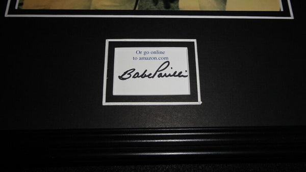 Babe Parilli Signed Framed 11x14 Photo Display Jets w/ Joe Namath