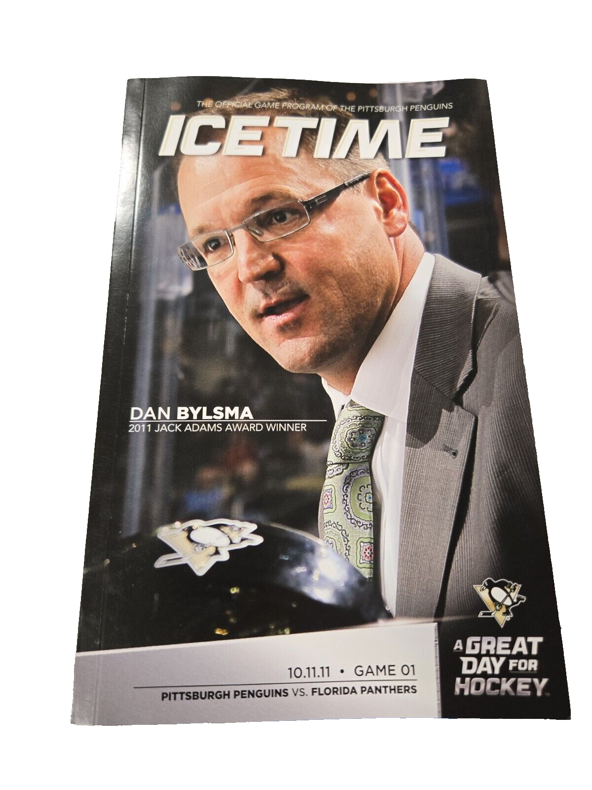 Oct 11 2011 Panthers @ Penguins Program Dan Bylsma Pascal Dupuis Goal