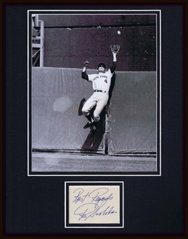 Ron Swoboda Signed Framed 11x14 Photo Display Mets