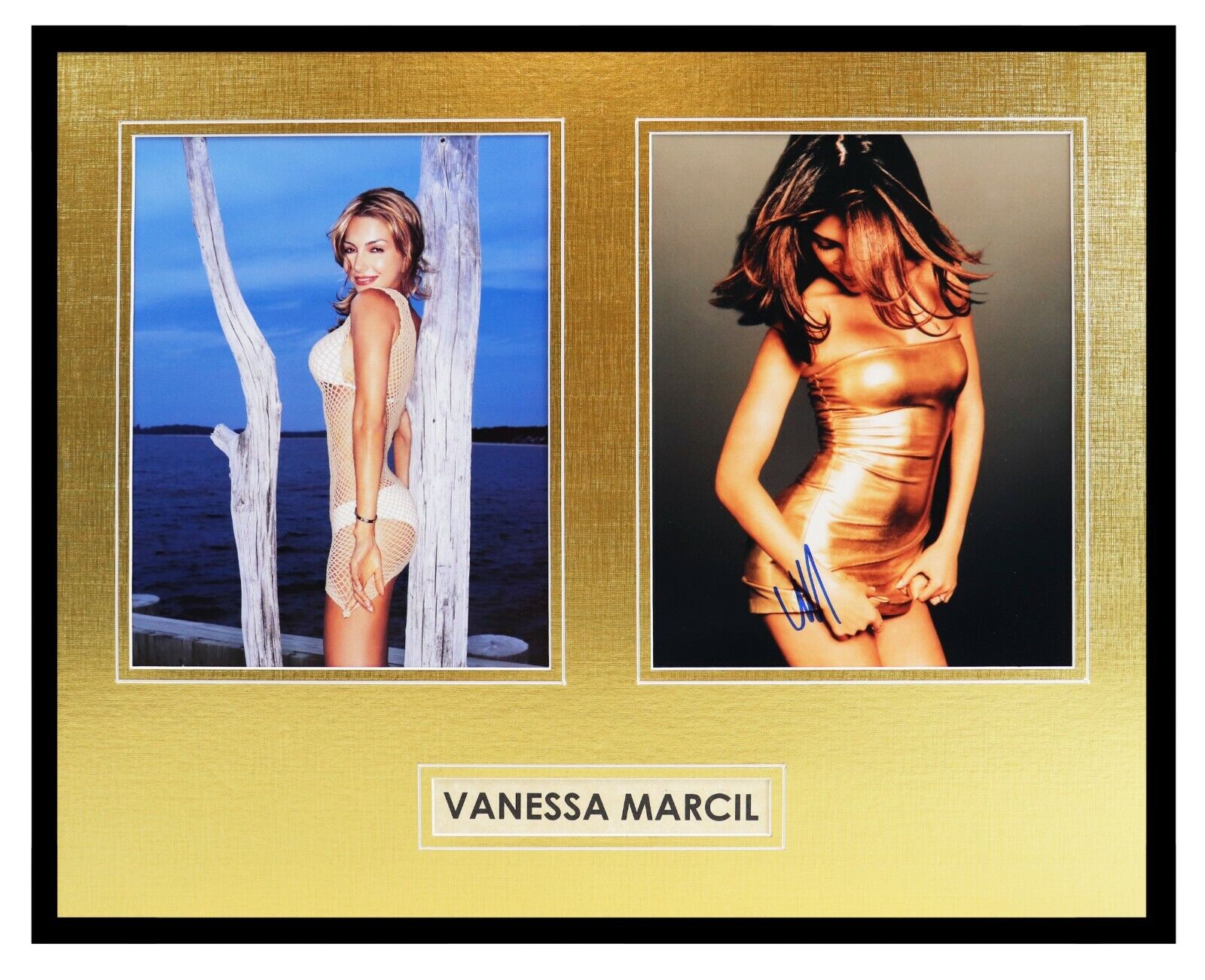 Vanessa Marcil Signed Framed 16x20 Photo Display AW Las Vegas General Hospital