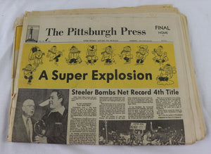 Jan 21 1980 Pittsburgh Press Newspaper Steelers 4th Super Bowl Win XIV