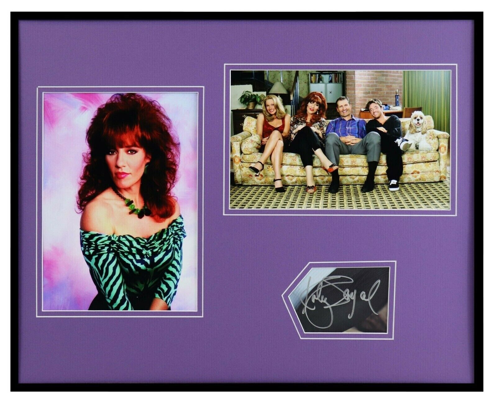 Katey Sagal Signed Framed 16x20 Photo Display JSA Married With Children Peg 