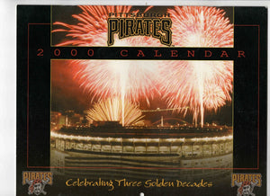 VINTAGE 2000 Pittsburgh Pirates Calendar Last Year at Three Rivers Stadium