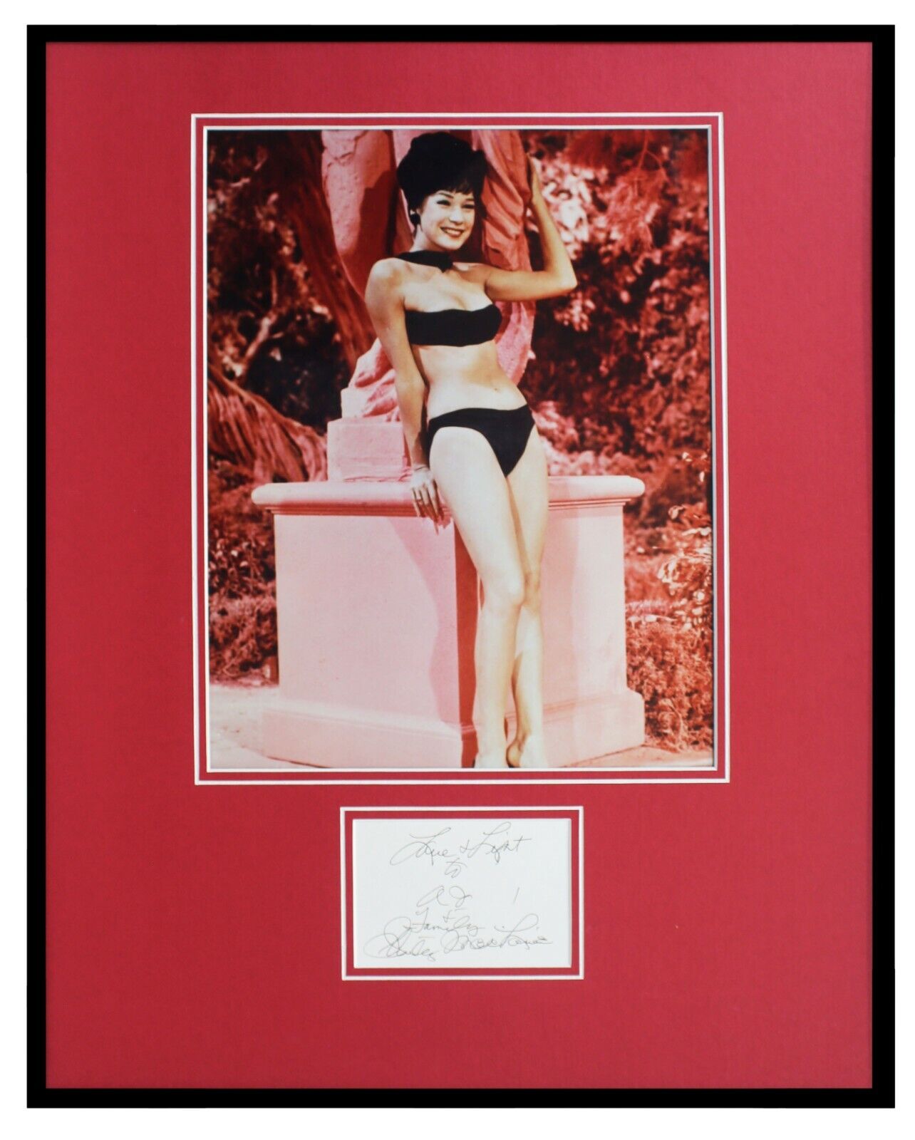 Shirley Maclaine Signed Framed 16x20 Photo Display 